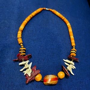 Tribal necklace traditional ethnic jewelery